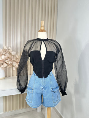 Corset blouse