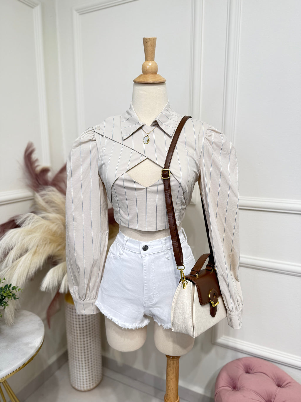 Ivory blouse