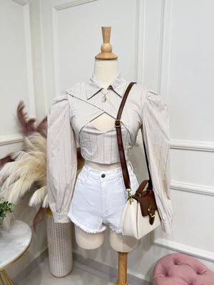 Ivory blouse