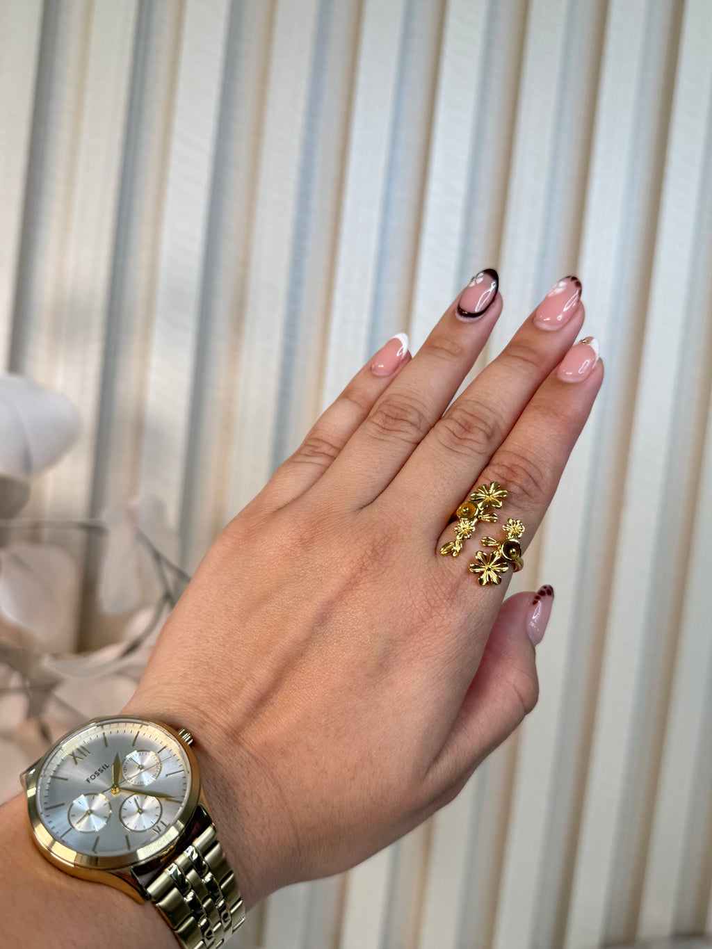 Floral Gold Ring