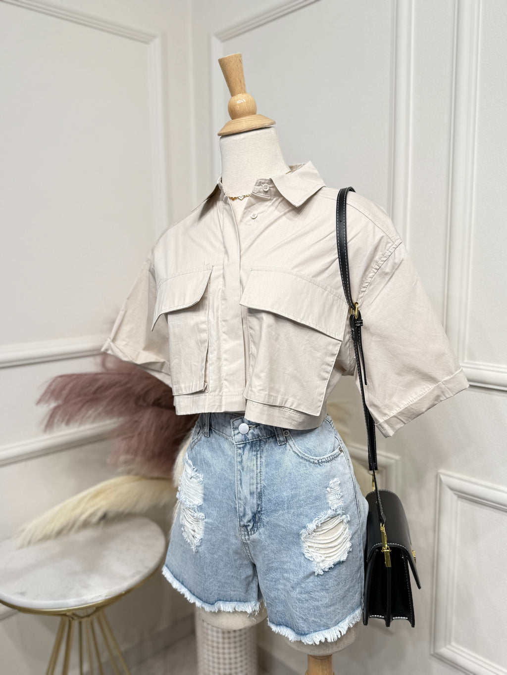 Ivory blouse