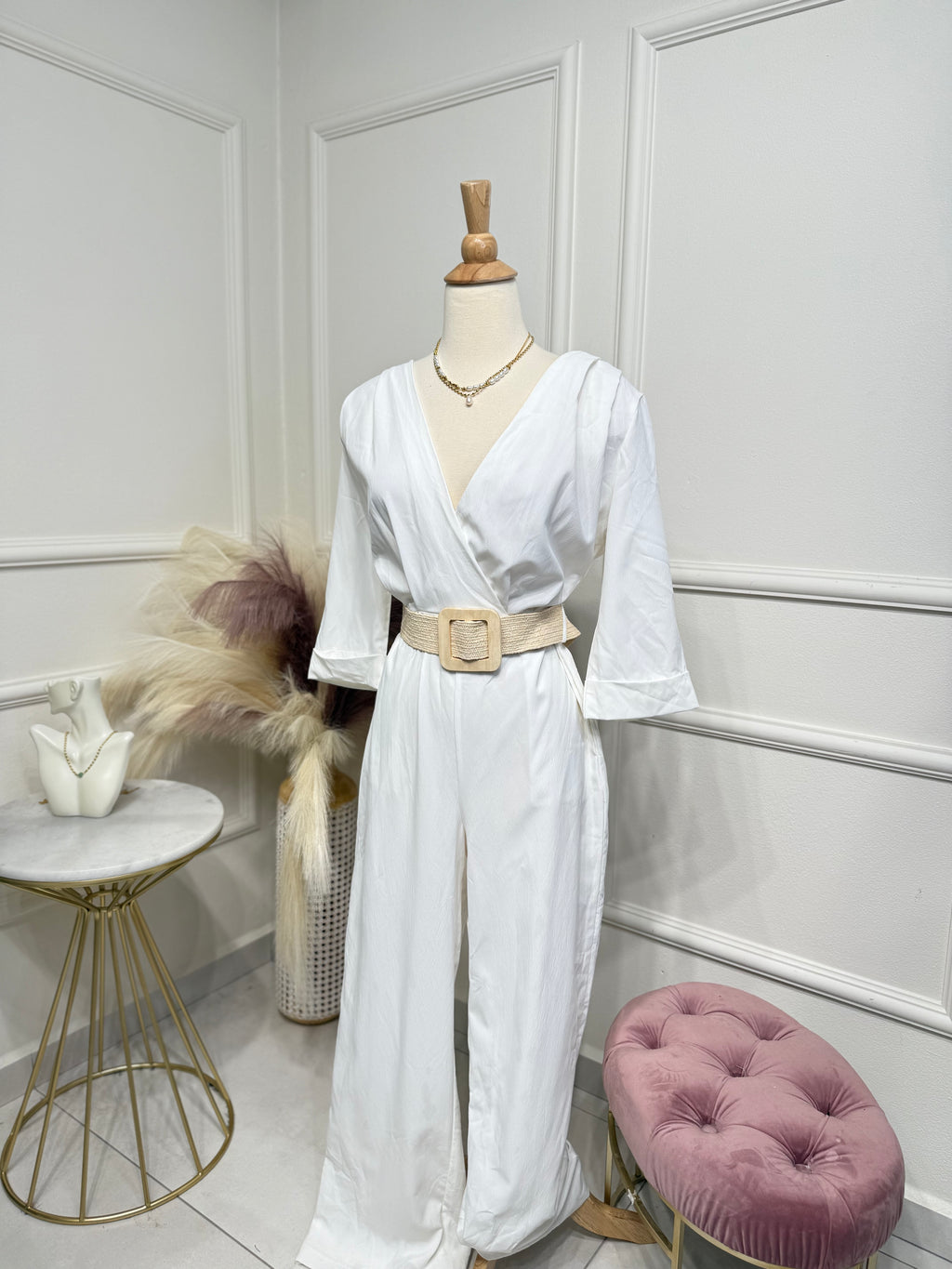 Jumpsuit white
