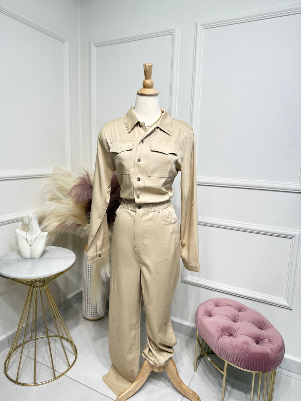Camel Jumpsuit