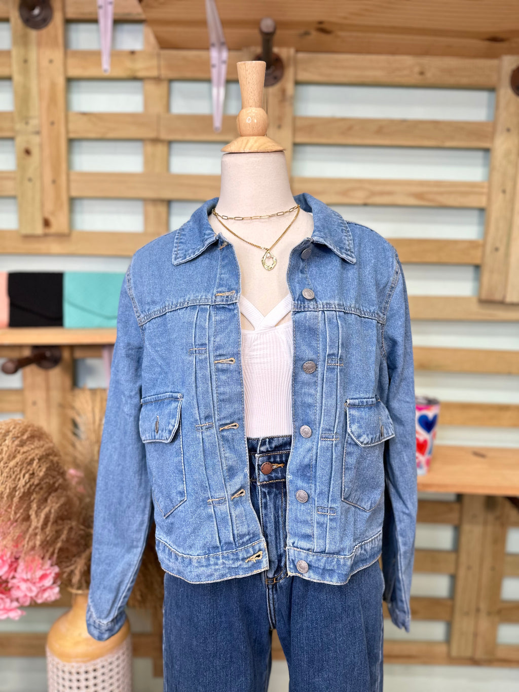 Light denim jacket