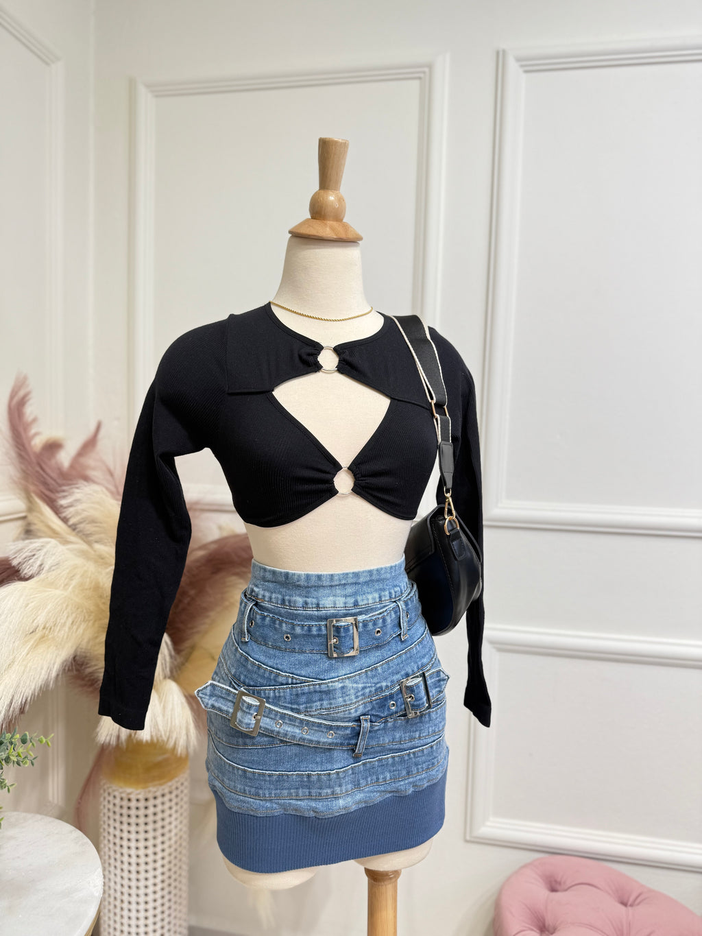 Denim skirt
