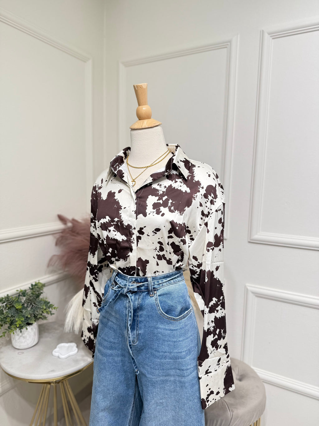 Print blouse