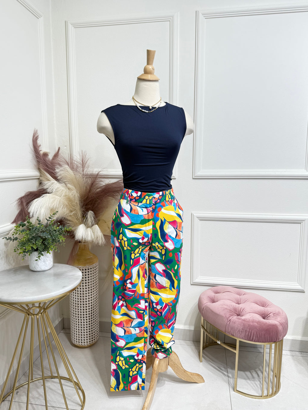 Colorful office pants