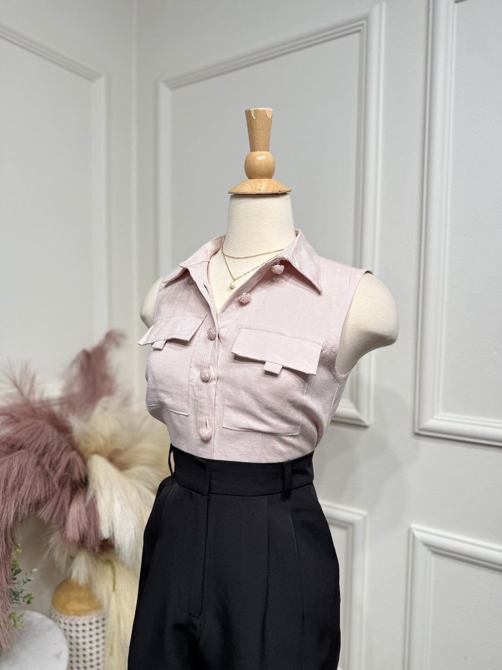 Cargo Pink Blouse