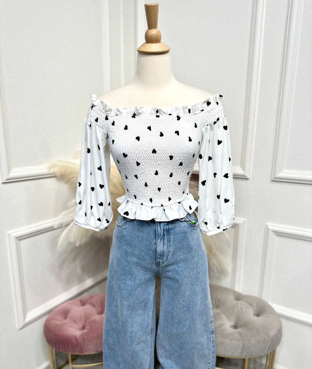 Hearts Blouse