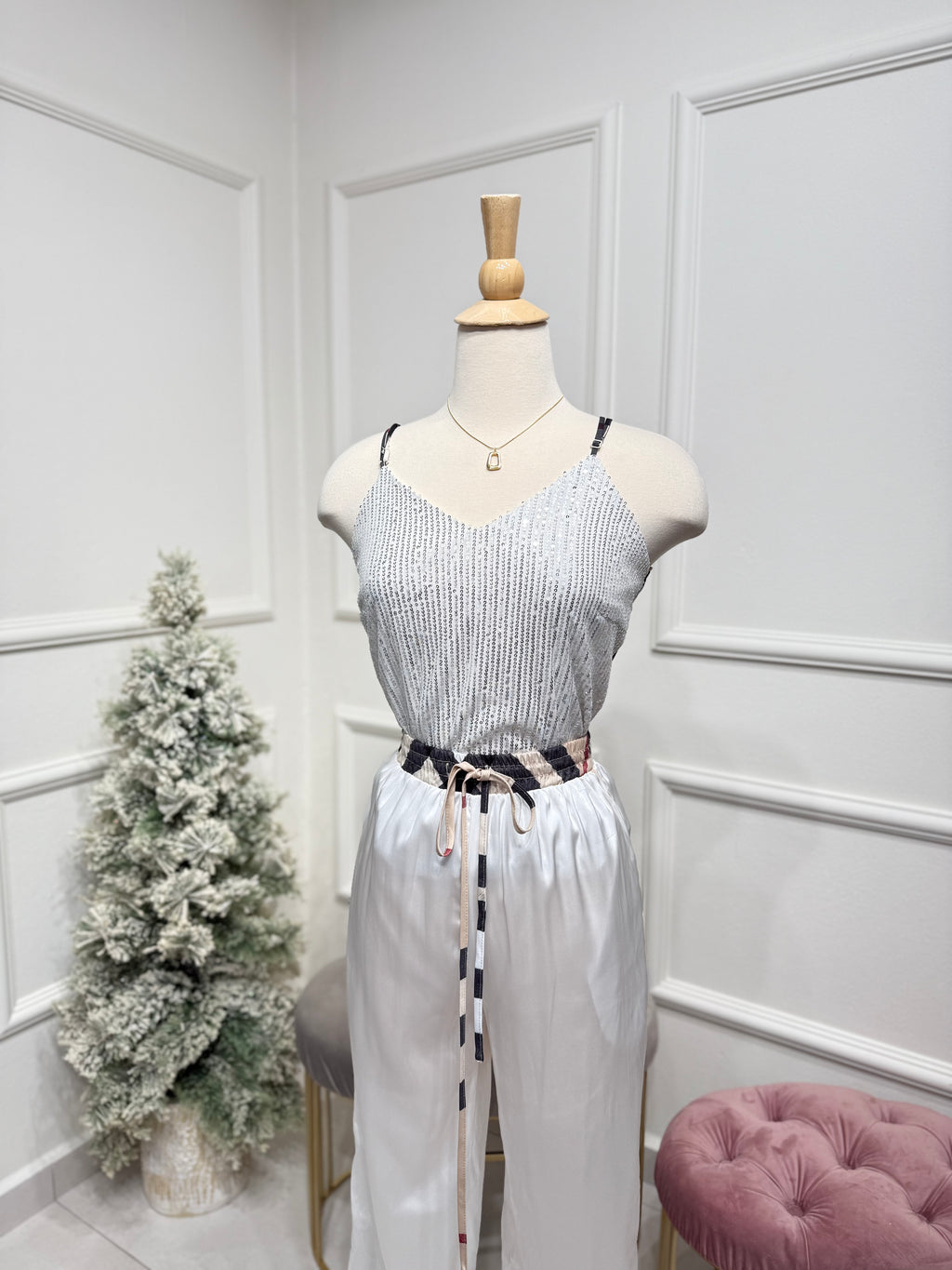 Two piece silver