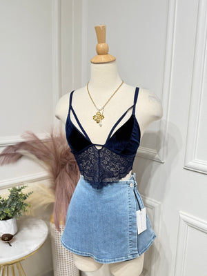 Navy Bralette top