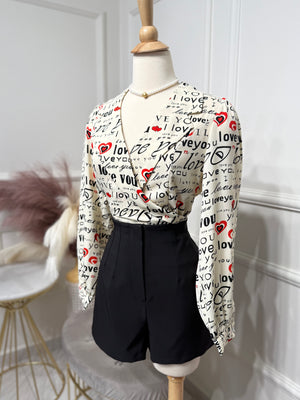 Vintage love blouse
