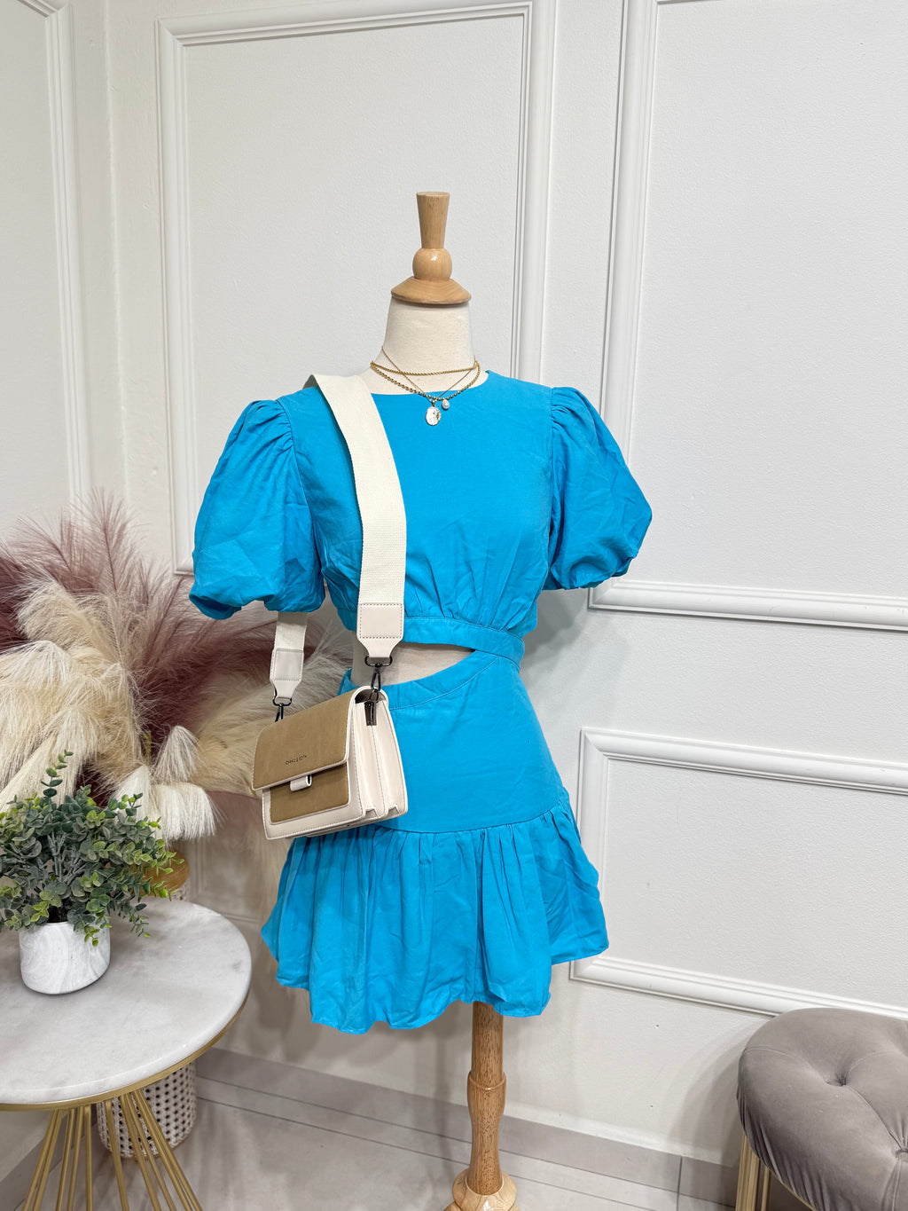 Blue dress