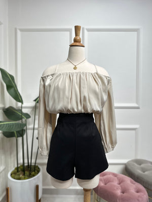 Ivory Off Shoulder Blouse