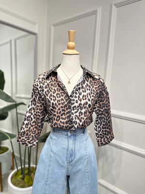 Animal Print Blouse