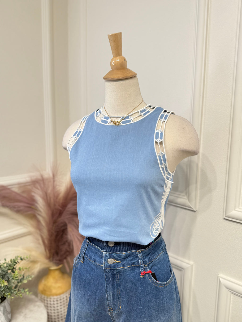 Blue Chic Blouse