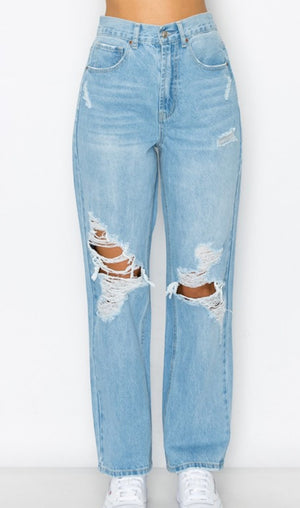 Baggy Straight Light Jean