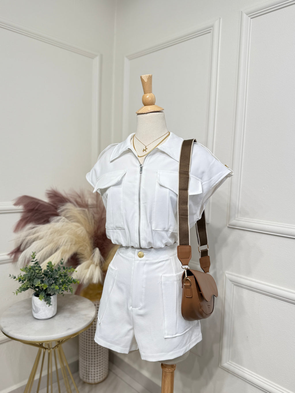 Casual white set