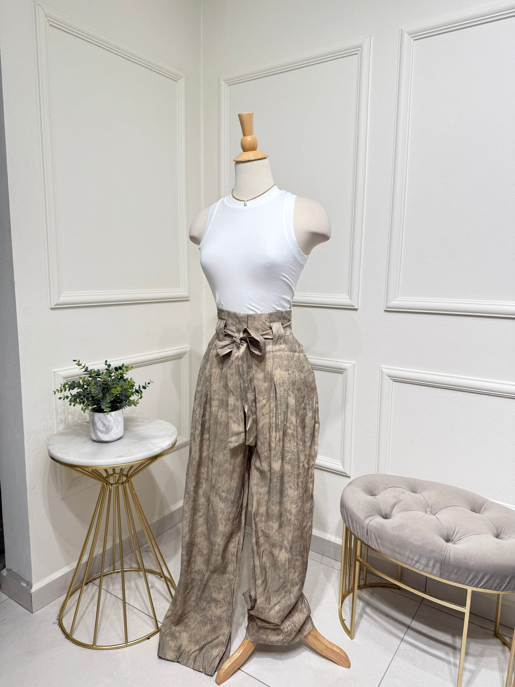 Cream tones pant
