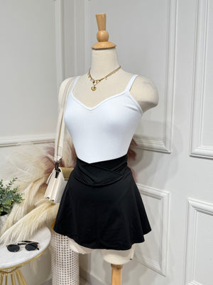 Black Tenis Skort