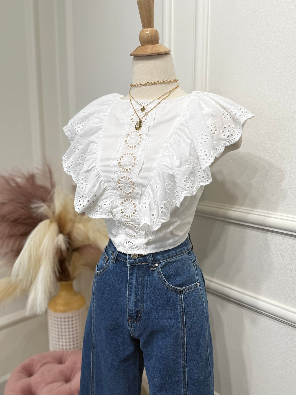 White elegant blouse