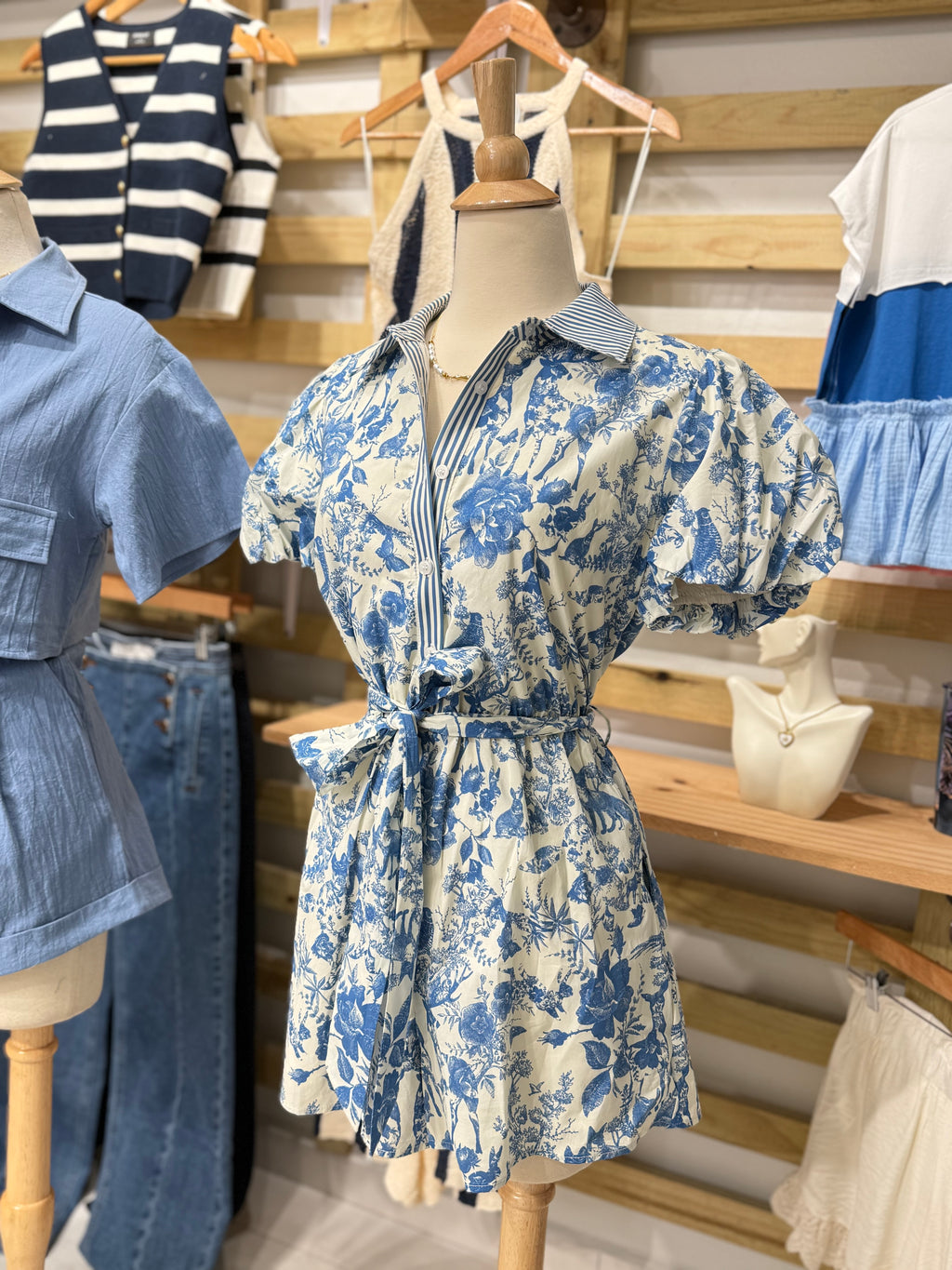 Daisy Romper Blue