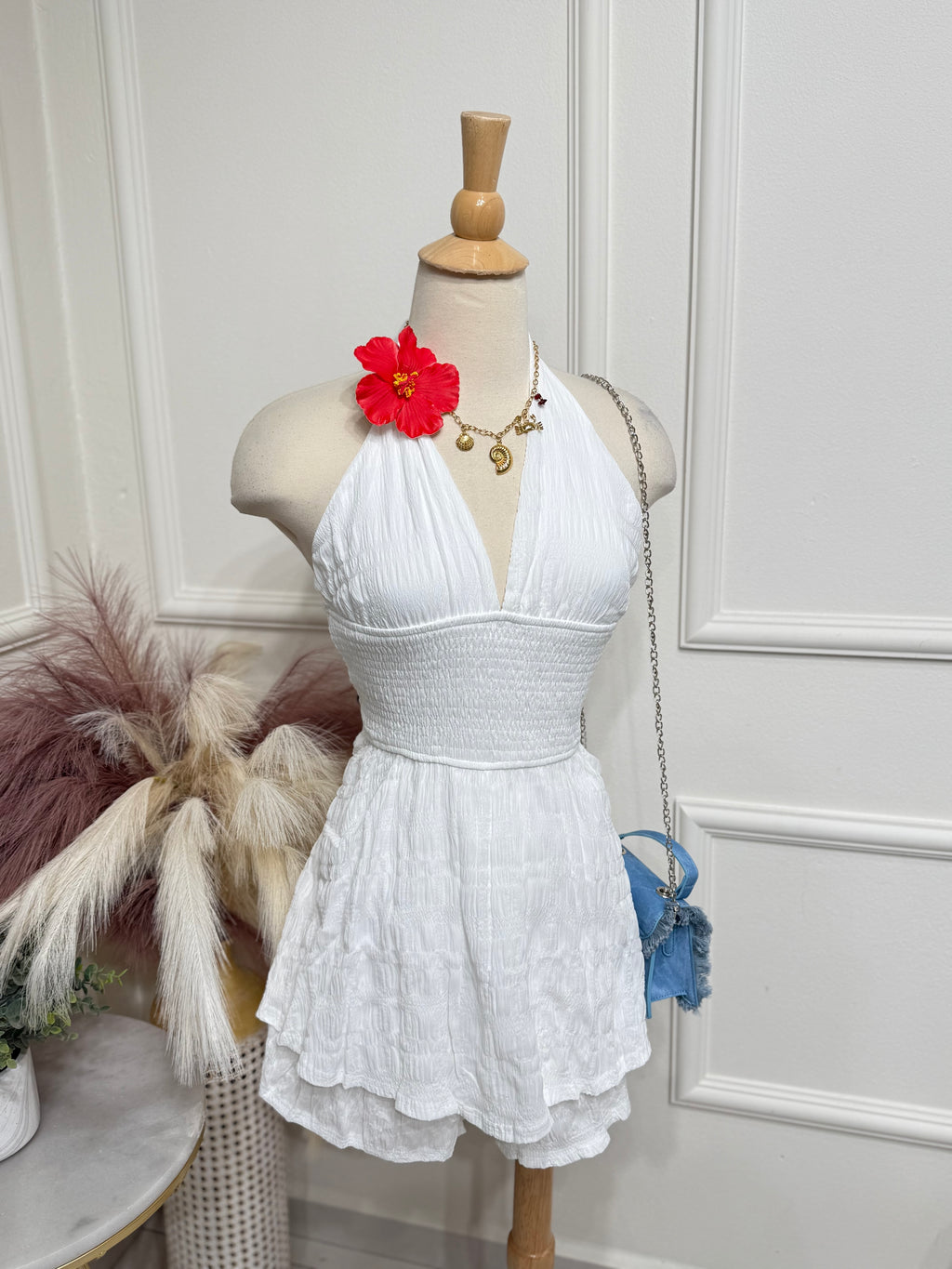 White Romper