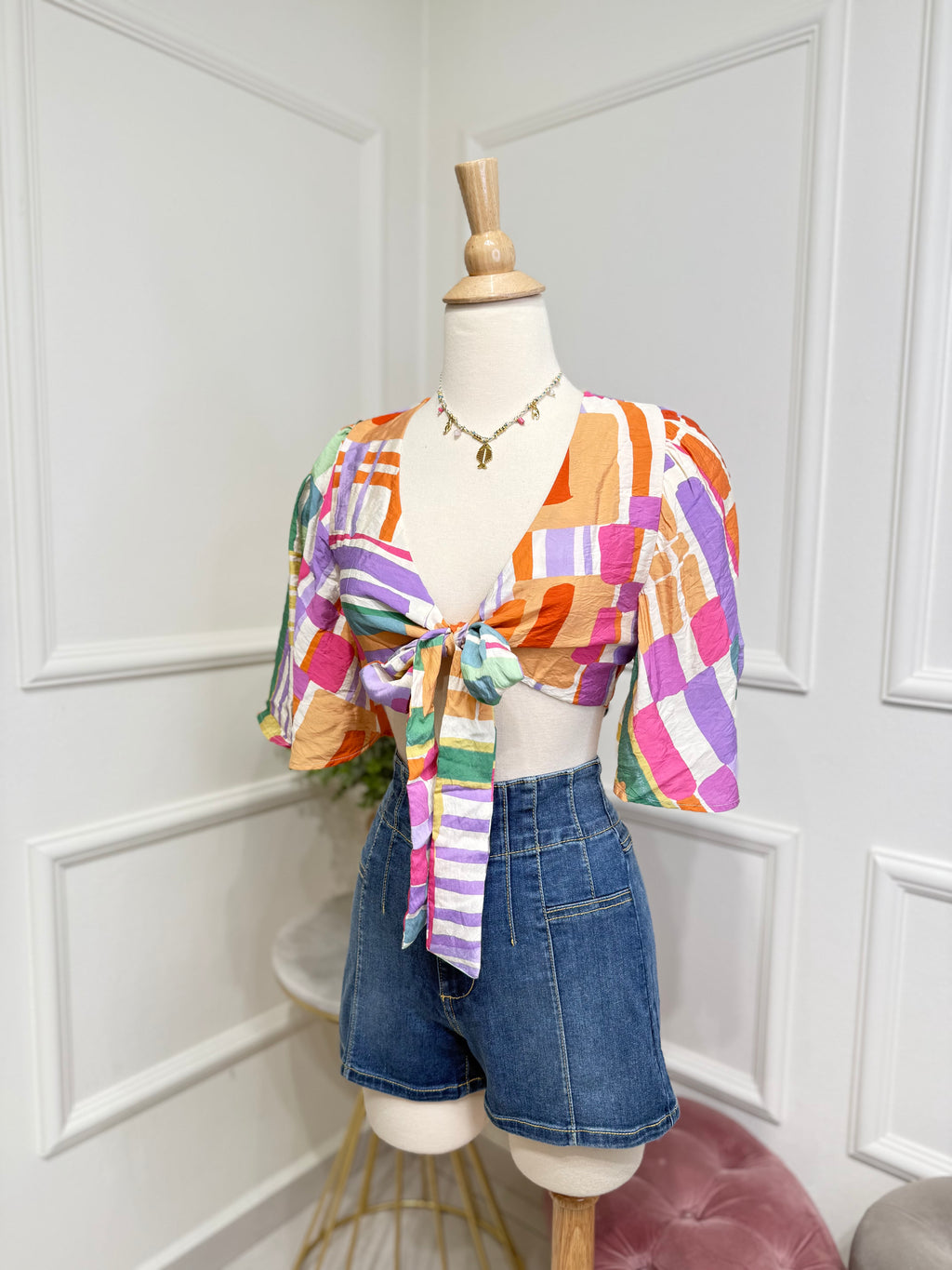 Summer top pink