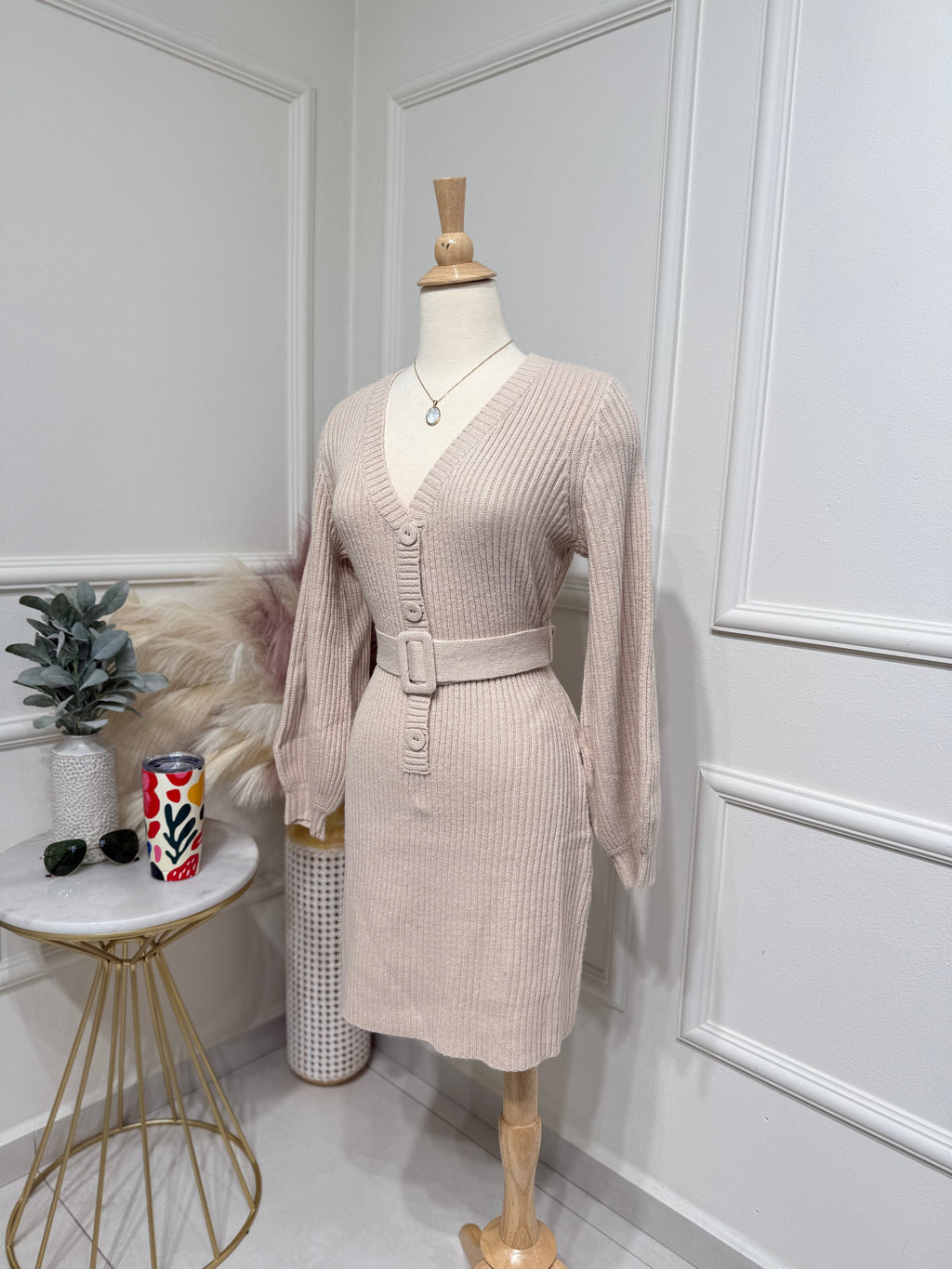 Beige dress