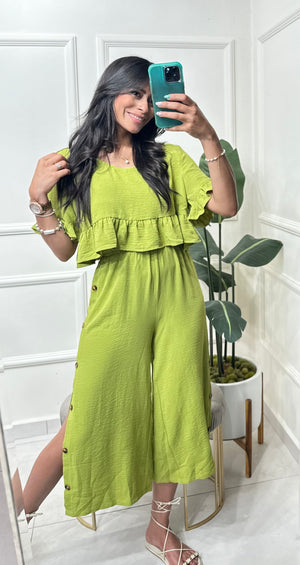 Green Bohemian Set