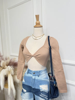 Cream basic top