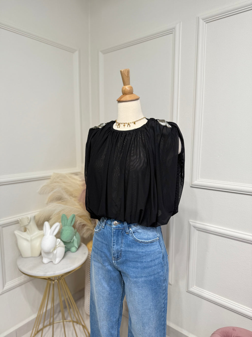 Elegant Black Blouse