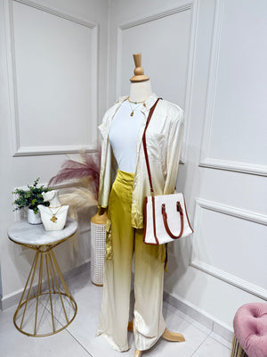 Olive and cream set