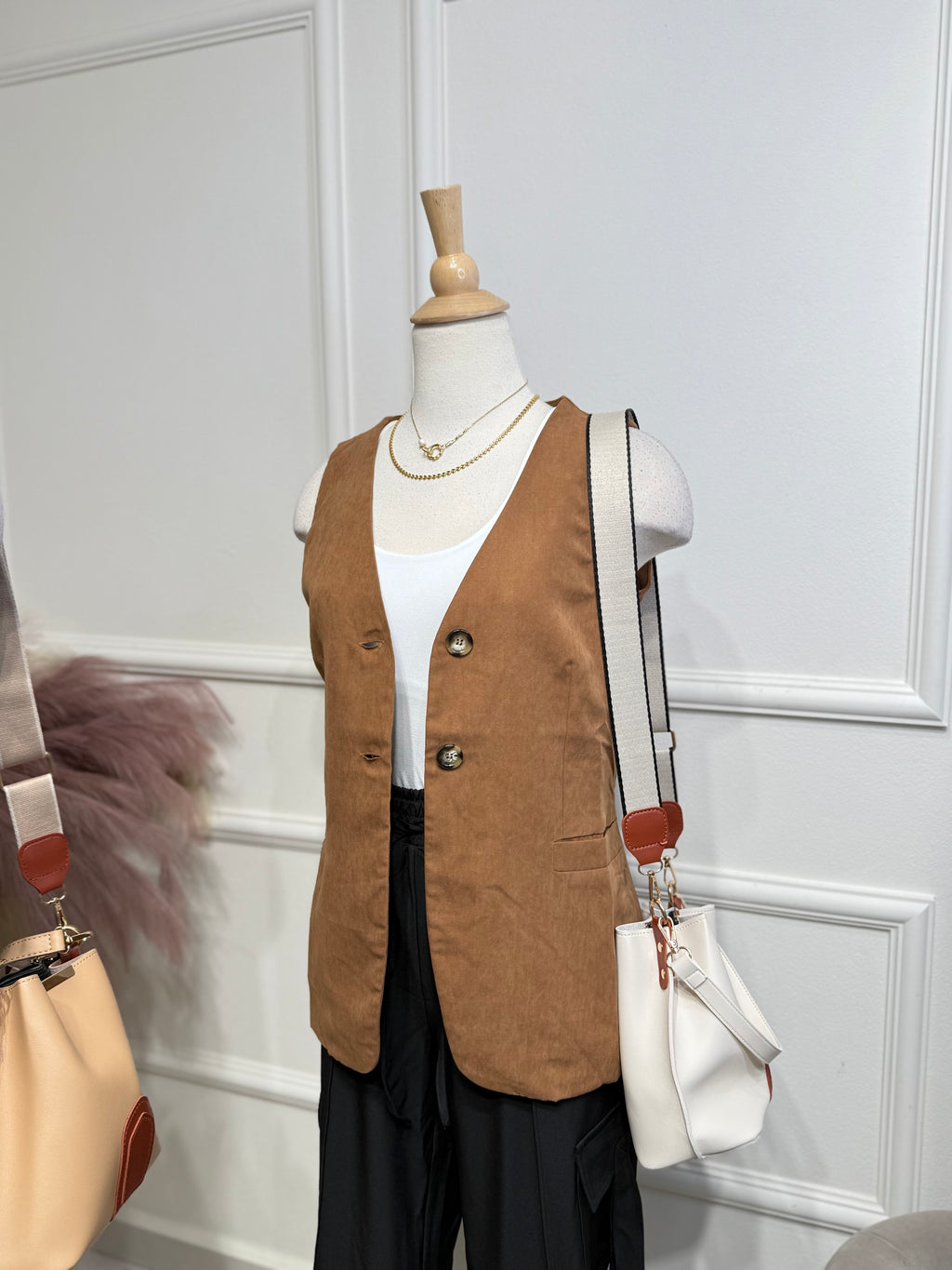 L. Brown Vest