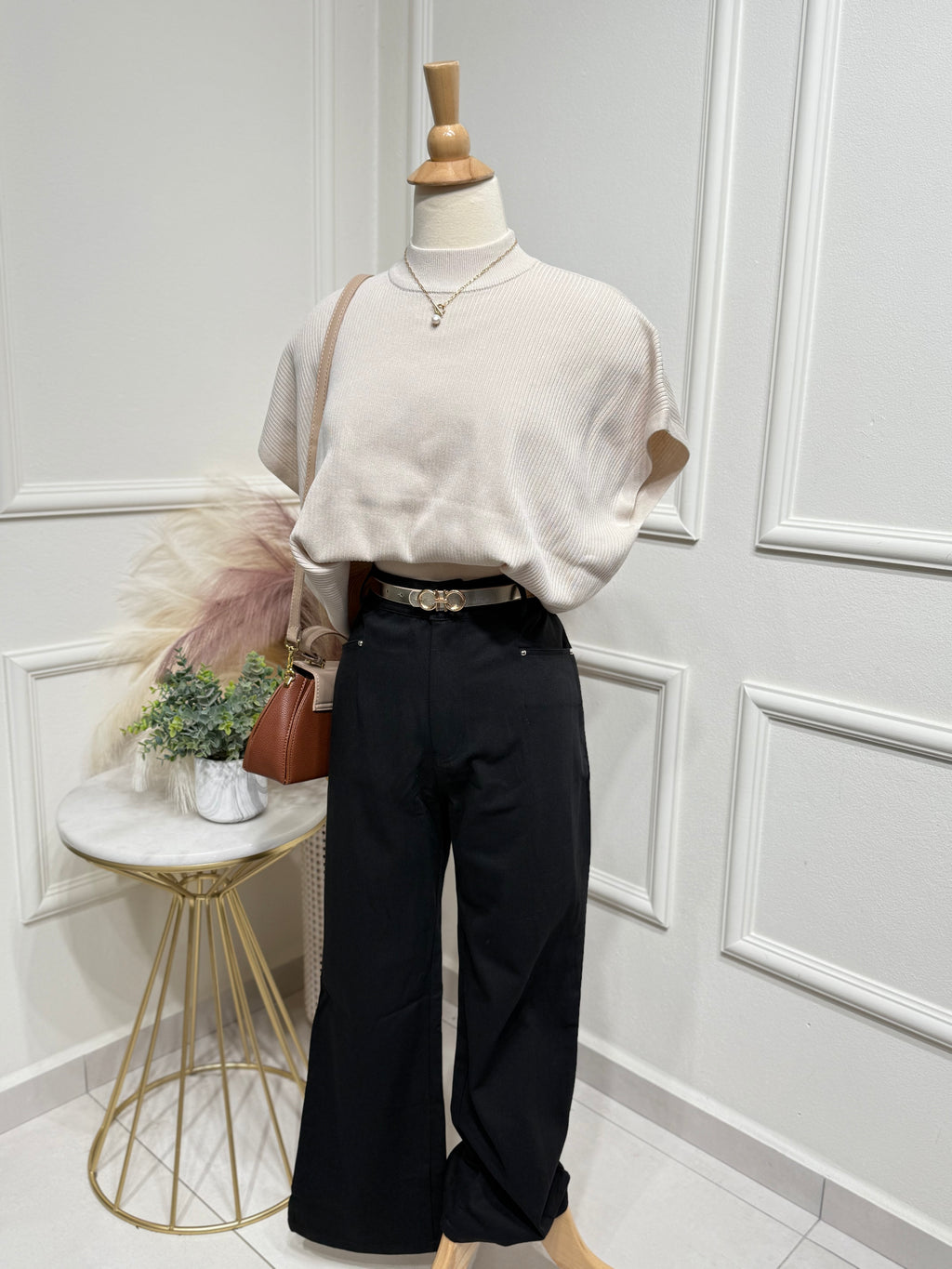 Cream Blouse
