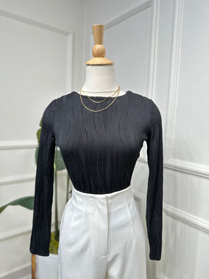 Velvet Black Blouse