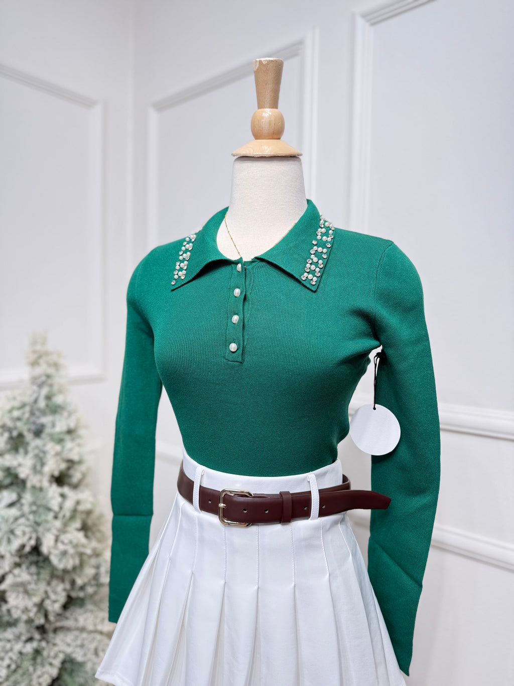 Emerald blouse