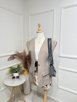 Cream Vest