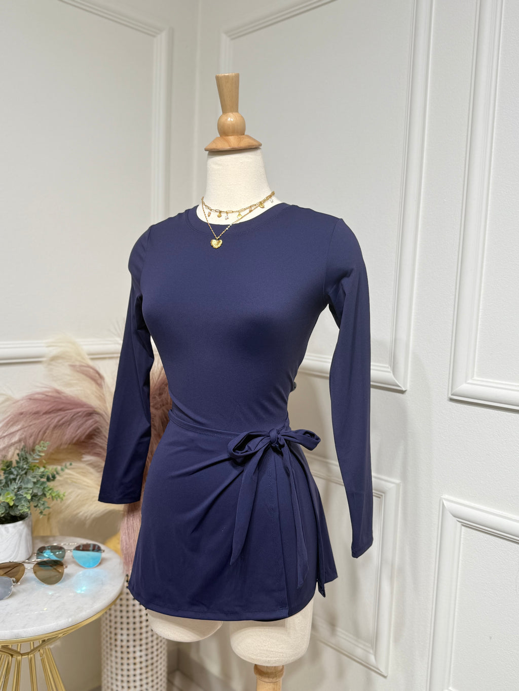 Navy Sport Romper