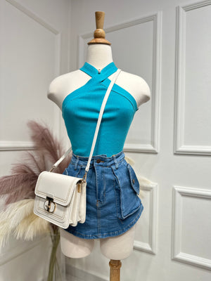 Denim Spandex Skort