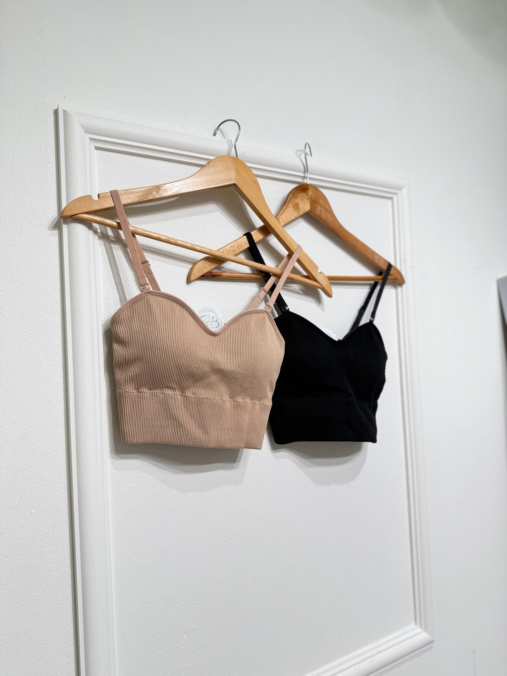 Cream basic top Onesize