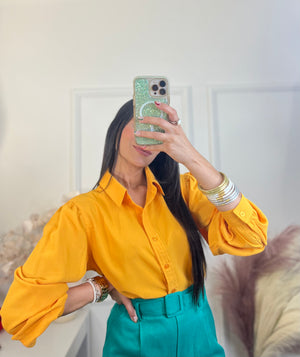 Mango Color Blouse