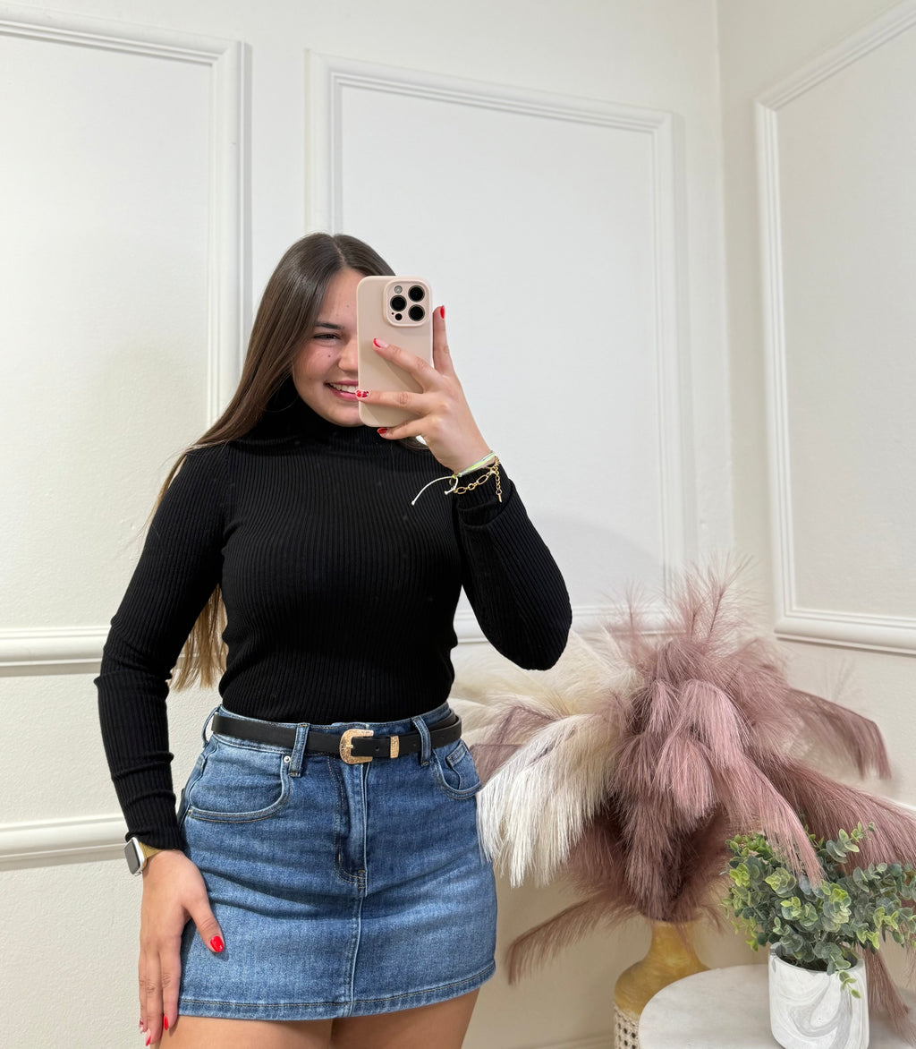 Denim Skort