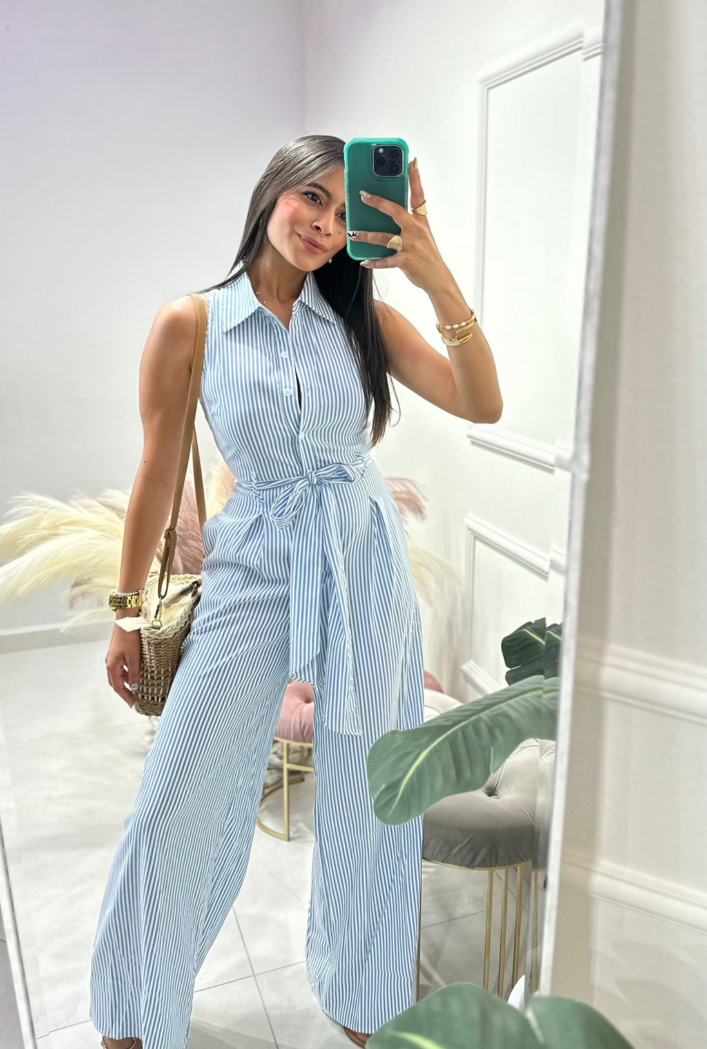 Strips Jumpsuit