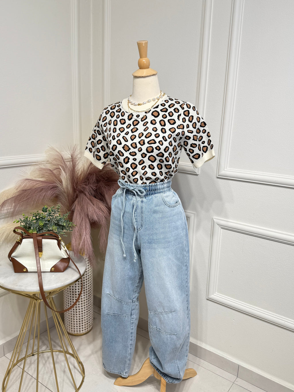 Animal Print Blouse