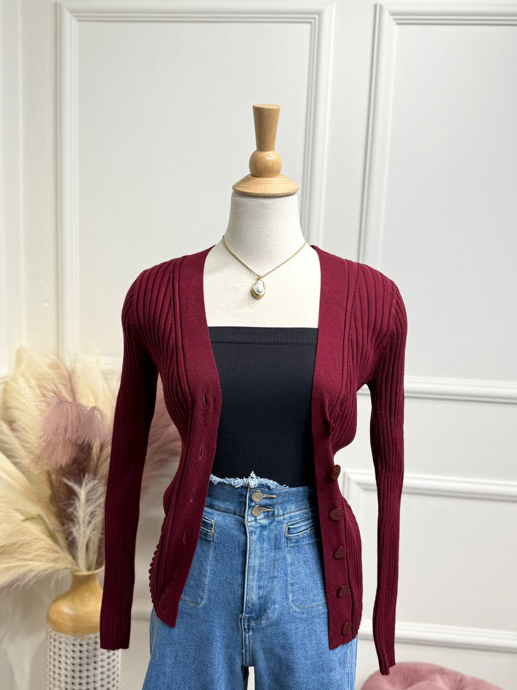 Burgundy Sweater