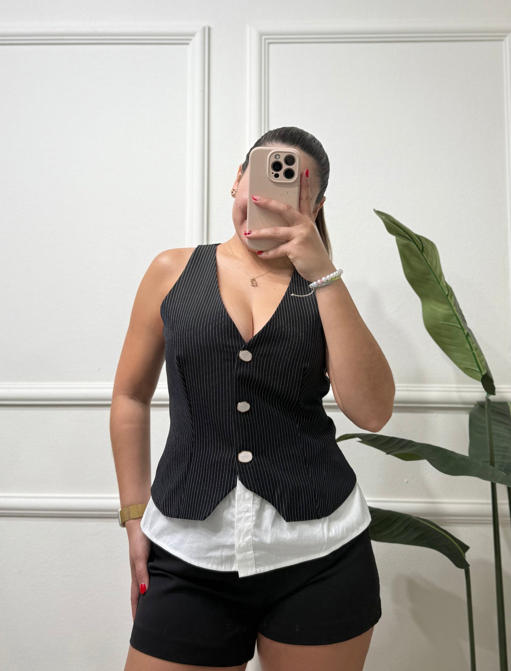 Black & White Vest