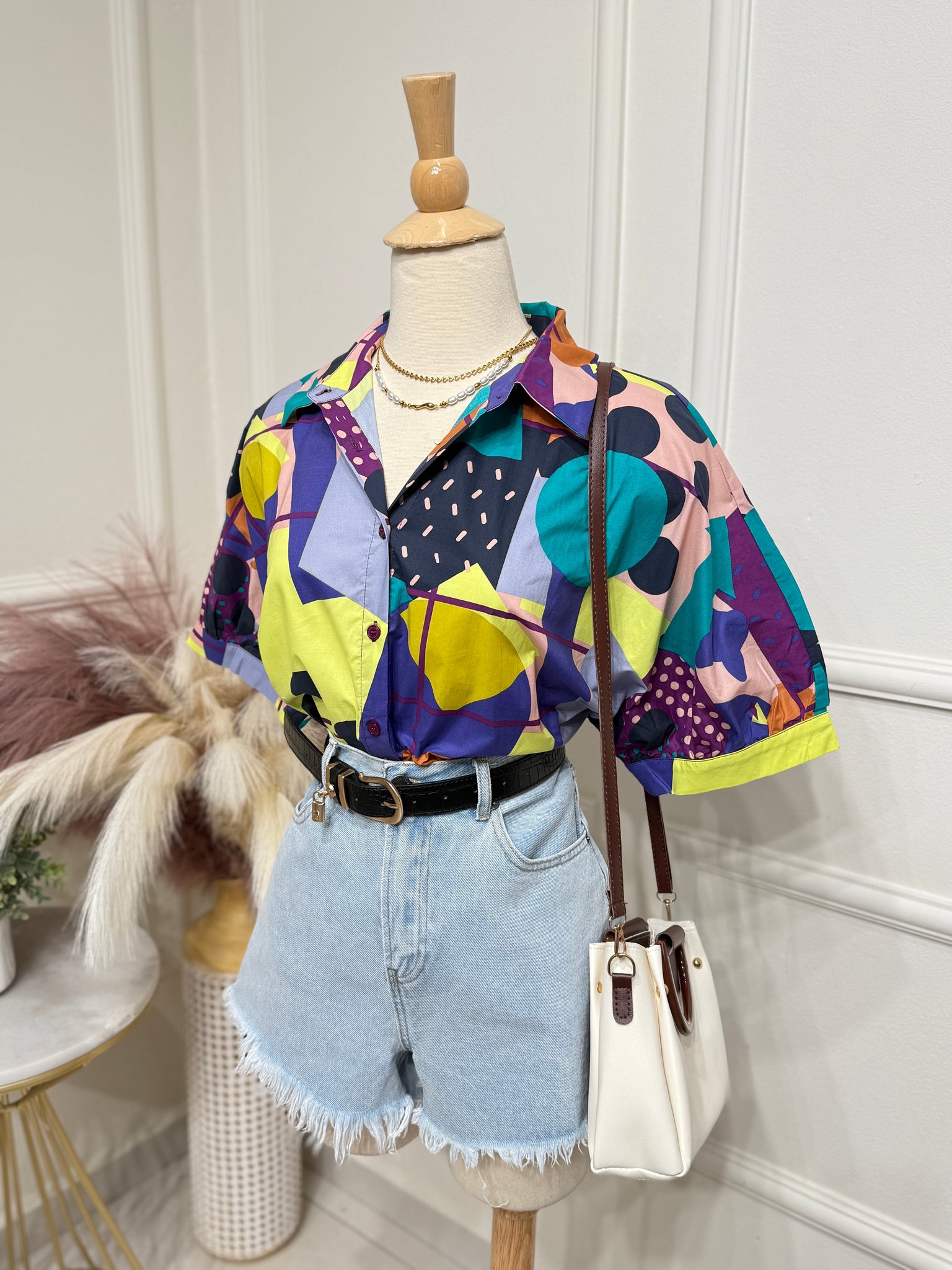 Abstract Blouse