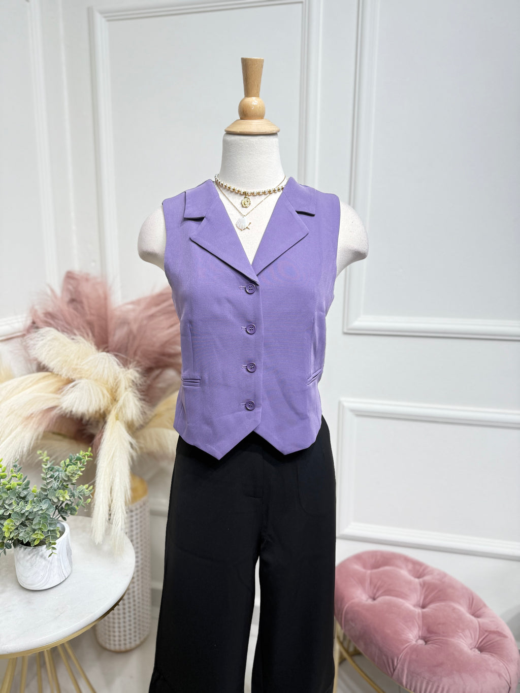 Purple vest