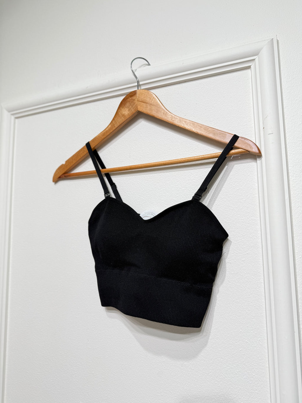 Black basic top Onesize